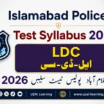 Islamabad-Police-LDC-Test-Syllabus-2026