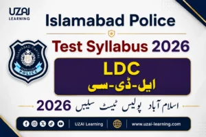 Islamabad-Police-LDC-Test-Syllabus-2026