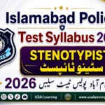 Islamabad-Police-Stenotypist-Test-Syllabus-2026