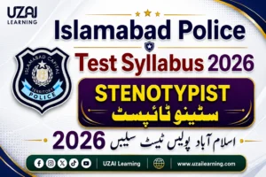 Islamabad-Police-Stenotypist-Test-Syllabus-2026