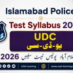 Islamabad-Police-UDC-Test-Syllabus-2026
