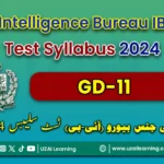 Intelligence Bureau IB GD-11 Syllabus