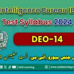 Intelligence Bureau IB DEO 14 Test Syllabus