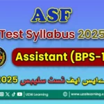 ASF Assistant Syllabus