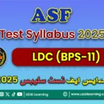ASF LDC Syllabus