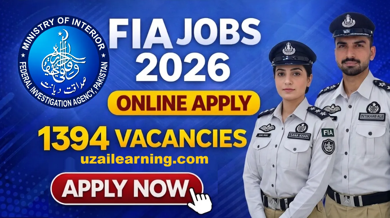 FIA Jobs 2026 Online Apply