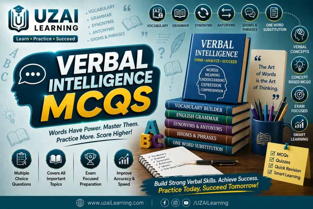 Verbal Intelligence MCQs