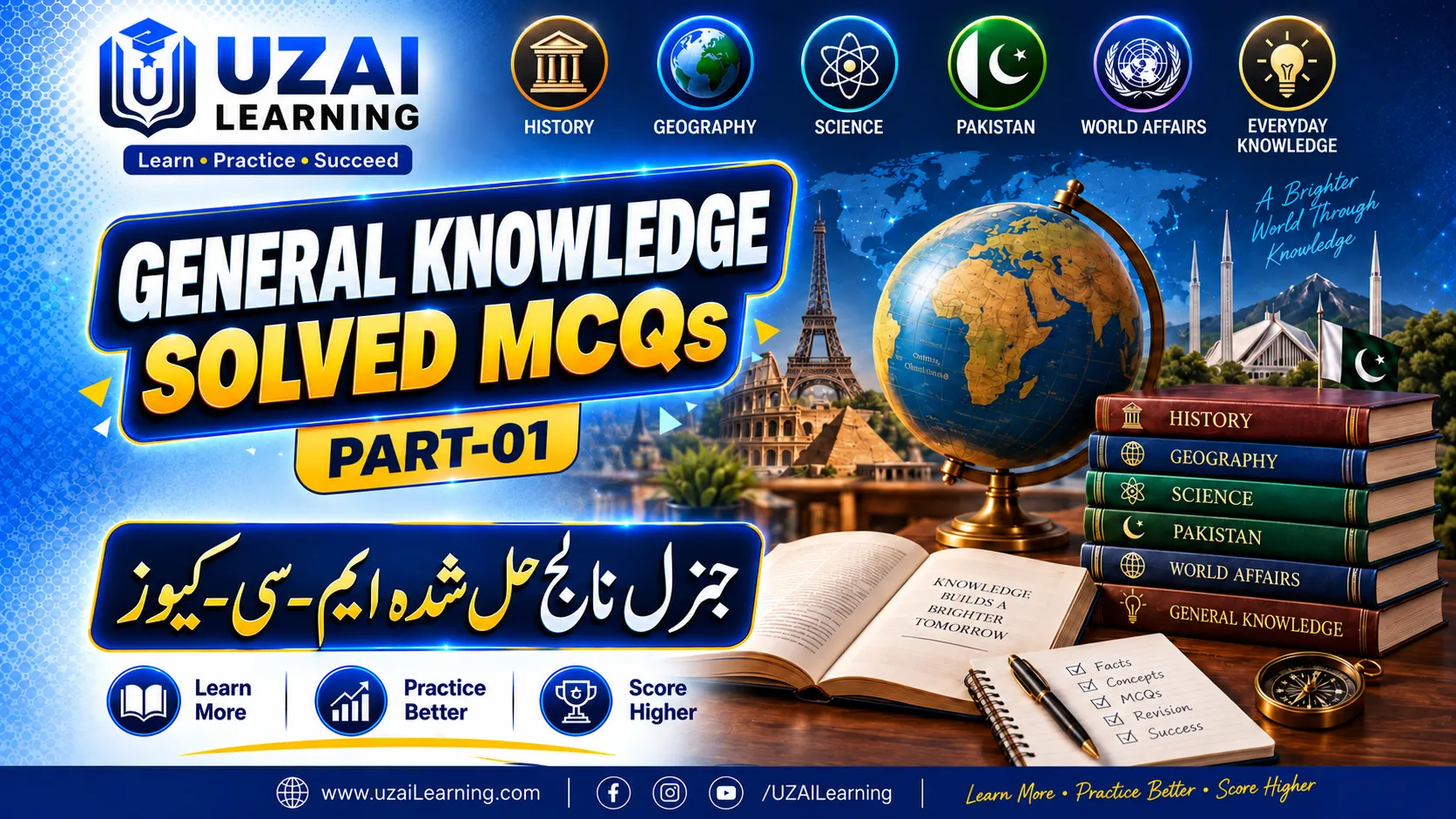 General Knowledge Solved MCQs Part-01