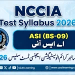 NCCIA Test Syllabus 2026 ASI BS-09