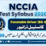 NCCIA Test Syllabus 2026 Constable Driver BS-05
