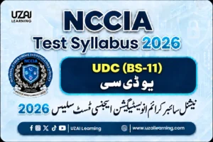 NCCIA Test Syllabus 2026 UDC BS-11
